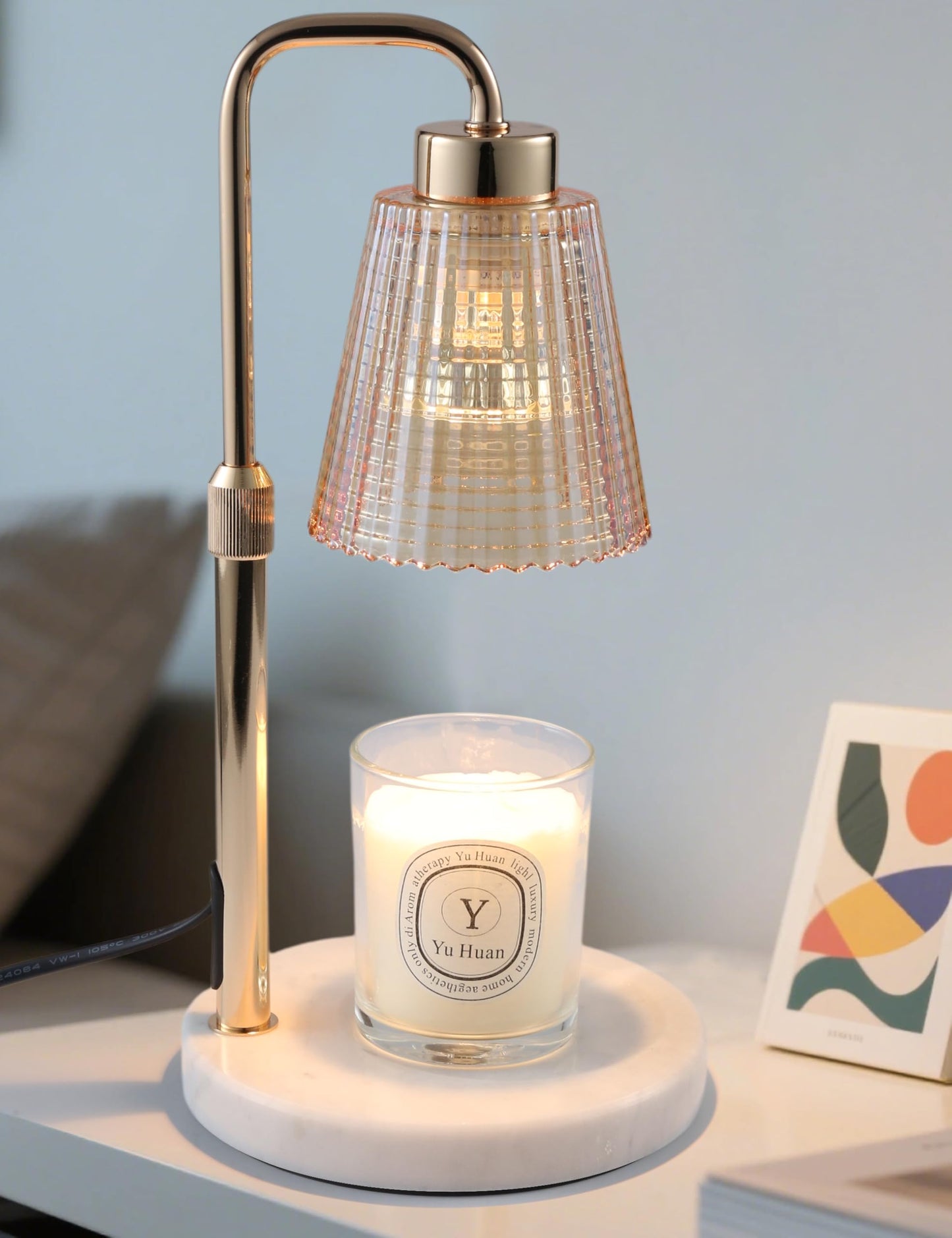 GODONLIF Candle Warmer Lamp with Cycle Timer, Birthday Gifts for Women Mom Her, House Warming Gifts New Home Room Decor, Wax Melt Warmer for Jar Candles with 2 Bulbs